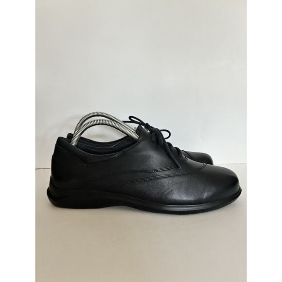 Wmns Vionic Sz 10.5B Arovan Francesca Black Leather Lace Up Oxford Career Shoe - Picture 3 of 7